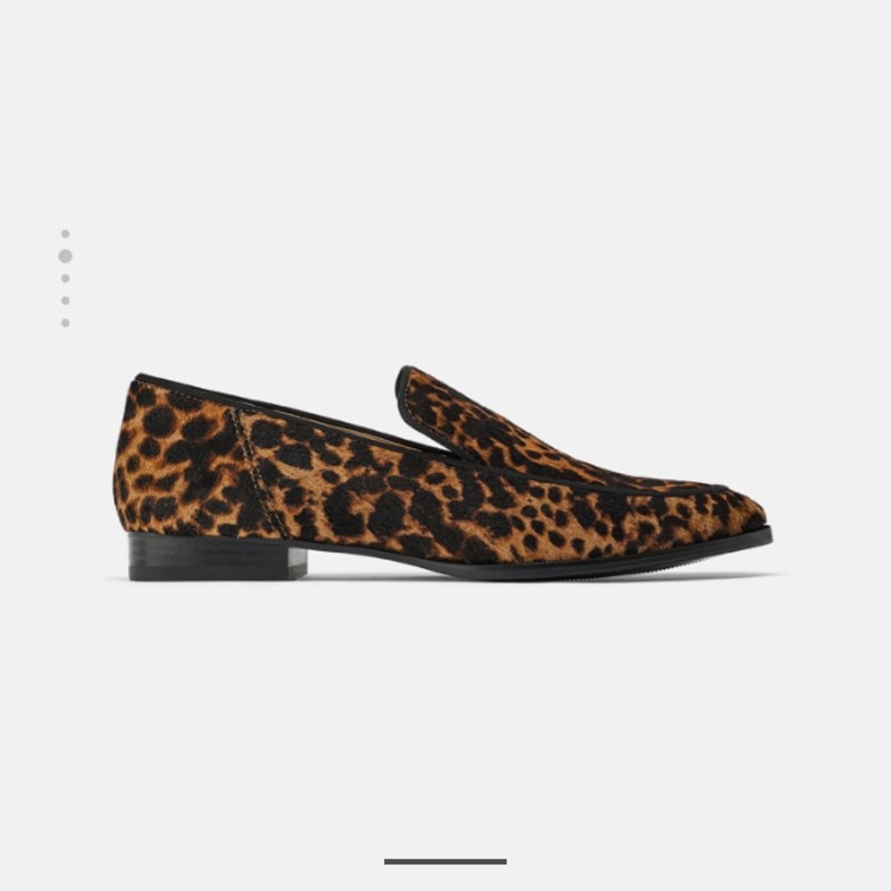Zara leopard print leather loafers - Picture 2 of 5